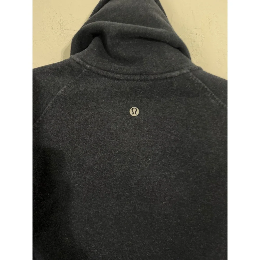 Lululemon Athletica Navy Full Zip Hoodie Thumbholes Women's Size‎